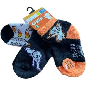 2T/3T Casper Halloween Socks